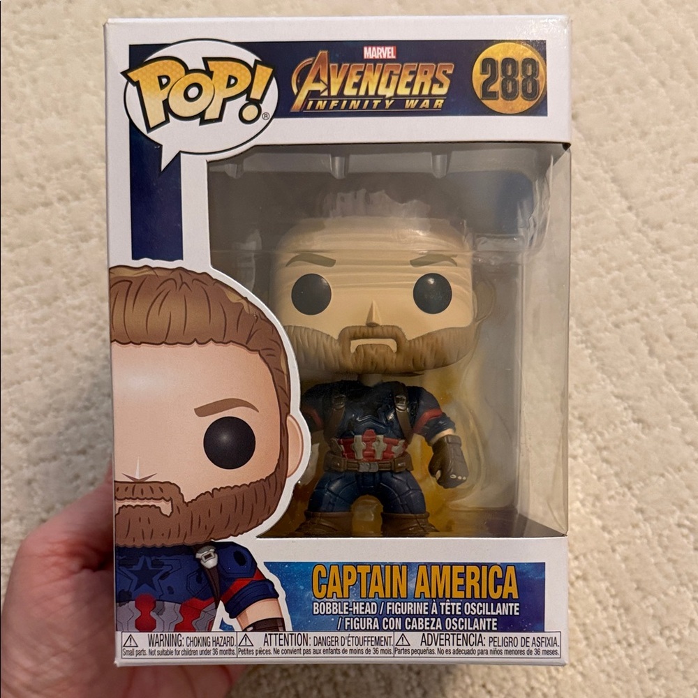 Funko Pop! Captain America no. 288 NEW